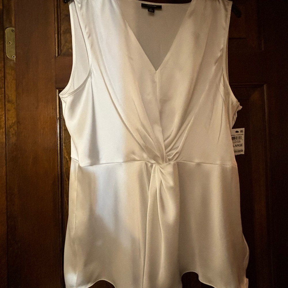 NWT Alfani Sleeveless Dress Blouse